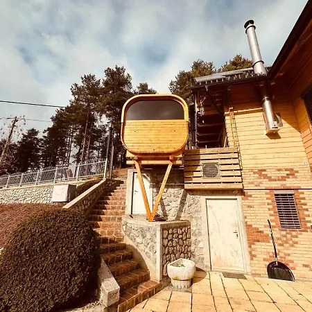 Villa Luxury Panorama • Pool, Quadro Sauna & Views Temenica